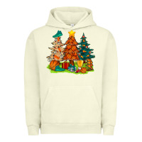 Pigment Pistachio christmas basketball trees bbs Urban Hoodie - BundleAndBundleShop
