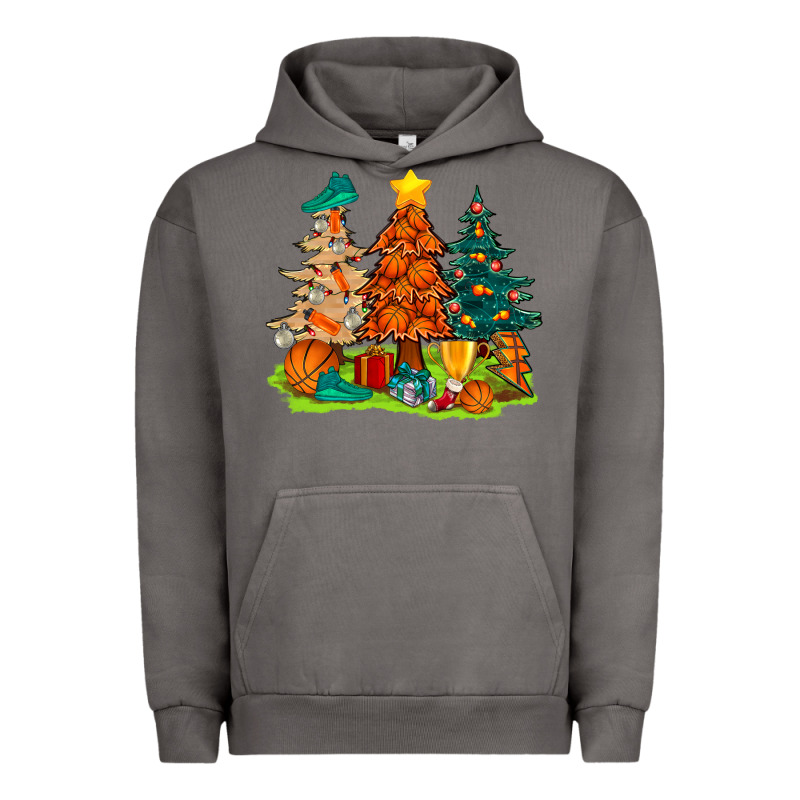 Christmas Basketball Trees Bbs Urban Hoodie by BundleAndBundleShop | Teevron