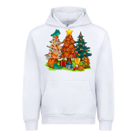 White christmas basketball trees bbs Urban Hoodie - BundleAndBundleShop