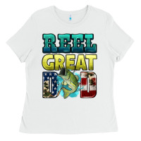 White reely great dad Ladies Tee - HRA Design Shop