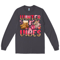 Smoke pink winter vibes Long Sleeve Tee - MaliasSmallBusiness