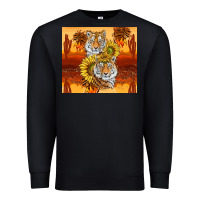 Black tigers with scratches Premium Sweatshirt - TumblerDesignByShophia