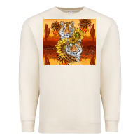 Sandshell tigers with scratches Premium Sweatshirt - TumblerDesignByShophia