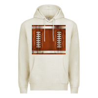 Oatmeal Heather distressed american football pattern Premium Hoodie - TumblerDesignByShophia