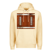 Pina Colada distressed american football pattern Premium Hoodie - TumblerDesignByShophia