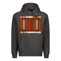 Smoke distressed american football pattern Premium Hoodie - TumblerDesignByShophia