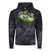Cloud Black blossfeldia cactus Vintage Hoodie - LillyAllenDesigns