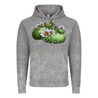 Cloud Rock blossfeldia cactus Vintage Hoodie - LillyAllenDesigns