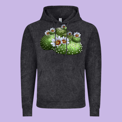 Blossfeldia Cactus Vintage Hoodie Designed By Lillyallendesigns