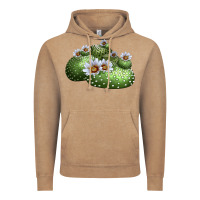 Vintage Coffee blossfeldia cactus Vintage Hoodie - LillyAllenDesigns