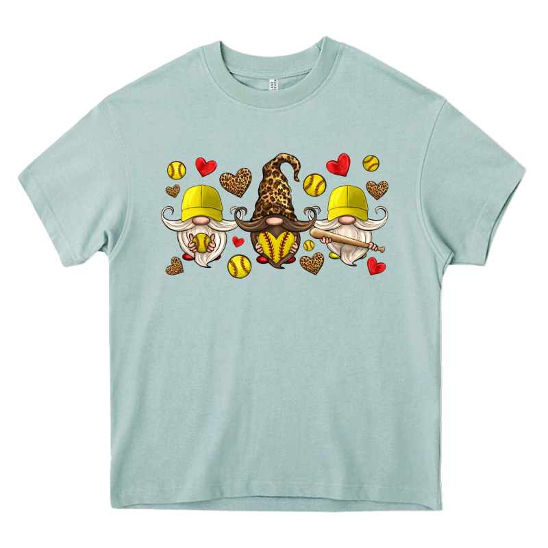 Softball Gnome Heavy Core Tee by HRA Design Shop | Teevron