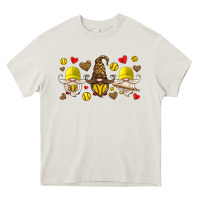 Cream softball gnome Heavy Core Tee - HRA Design Shop