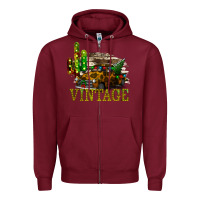 Burgundy Rusty Grunge Car Vintage Zipper Hoodie - Bettercallsaul