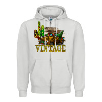 Dove Grey Rusty Grunge Car Vintage Zipper Hoodie - Bettercallsaul