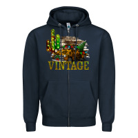 Navy Rusty Grunge Car Vintage Zipper Hoodie - Bettercallsaul
