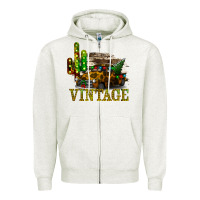 Oatmeal Heather Rusty Grunge Car Vintage Zipper Hoodie - Bettercallsaul
