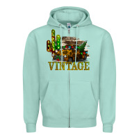 Seafoam Rusty Grunge Car Vintage Zipper Hoodie - Bettercallsaul