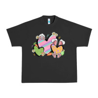 Pigment Black easter hearts Urban Heavy Tee - MaliasSmallBusiness