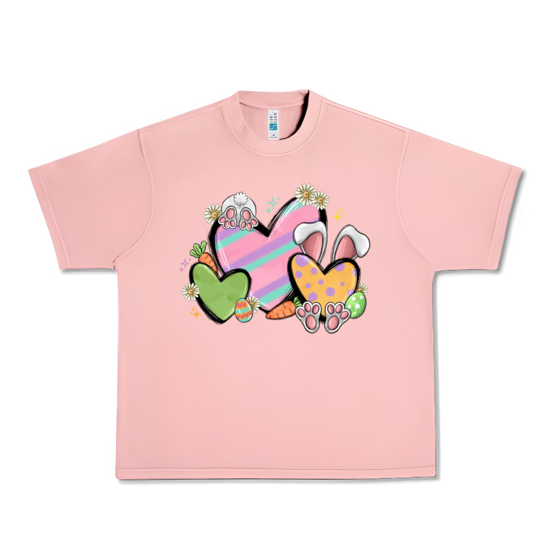 Easter Hearts Urban Heavy Tee by MaliasSmallBusiness | Teevron