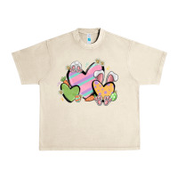 Sandshell easter hearts Urban Heavy Tee - MaliasSmallBusiness