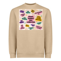Mushroom physical therapist daily affirmations Heavyweight Sweatshirt - MaliasSmallBusiness