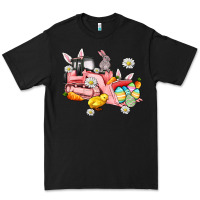 Black easter excavator Premium Tee - AdoDesignShop