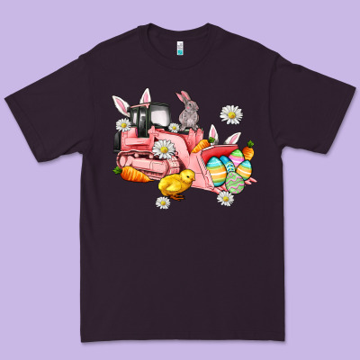 Easter Excavator Premium Tee Designed By Adodesignshop