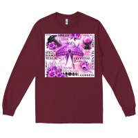 Burgundy witchy celestial witch Long Sleeve Tee - MaliasSmallBusiness