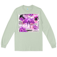 Matcha witchy celestial witch Long Sleeve Tee - MaliasSmallBusiness