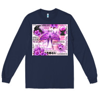 Navy witchy celestial witch Long Sleeve Tee - MaliasSmallBusiness