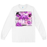 White witchy celestial witch Long Sleeve Tee - MaliasSmallBusiness