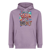 Lavender Sweet land of liberty 4th of july Heavyweight Hoodie - HowdyJamesFarm