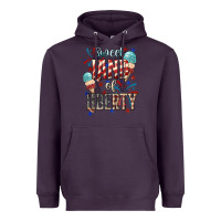 Plum Sweet land of liberty 4th of july Heavyweight Hoodie - HowdyJamesFarm