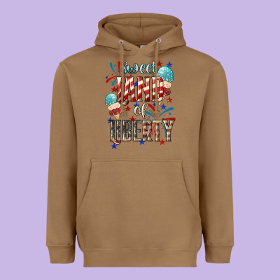 Sweet Land Of Liberty 4th Of July Heavyweight Hoodie Designed By Howdyjamesfarm