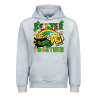 Heather Grey St. Patrick's Day better together Urban Hoodie - FaDigitalArtStudio