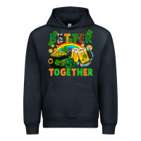 Navy St. Patrick's Day better together Urban Hoodie - FaDigitalArtStudio
