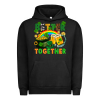 Pigment Black St. Patrick's Day better together Urban Hoodie - FaDigitalArtStudio