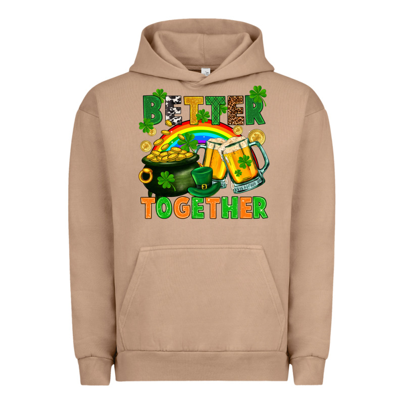 St. Patrick's Day Better Together Urban Hoodie by FaDigitalArtStudio | Teevron