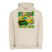 Pigment French Oak St. Patrick's Day better together Urban Hoodie - FaDigitalArtStudio