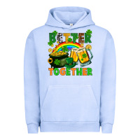 Pigment Grape Ice St. Patrick's Day better together Urban Hoodie - FaDigitalArtStudio