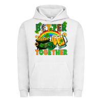 Pigment Lunar Rock St. Patrick's Day better together Urban Hoodie - FaDigitalArtStudio
