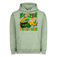 Pigment Oil Green St. Patrick's Day better together Urban Hoodie - FaDigitalArtStudio
