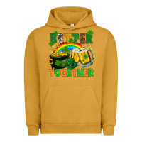 Pigment Peanut Butter St. Patrick's Day better together Urban Hoodie - FaDigitalArtStudio