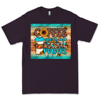 Plum coffee gives me teacher powers Premium Tee - JahusDesignShop