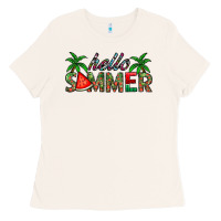 Bone hello summer Ladies Tee - CowhideDigitalArt