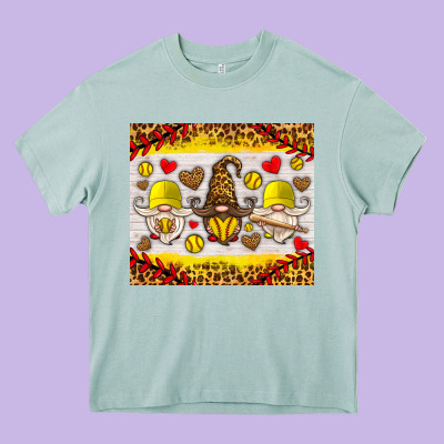 Softball Gnome Heavy Core Tee Designed By Hra Design Shop