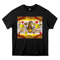 Black softball gnome Heavy Core Tee - HRA Design Shop