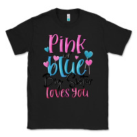Black pink or blue big sister loves you Classic Tee - MaliasSmallBusiness