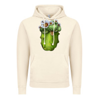 Vintage Artic blossfeldia cacti Vintage Hoodie - LillyAllenDesigns