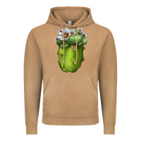 Vintage Camel blossfeldia cacti Vintage Hoodie - LillyAllenDesigns